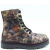 HEAVENLY FEET WOMENS ZIP LACE ANKLE BOOT - BRONZE PEONY